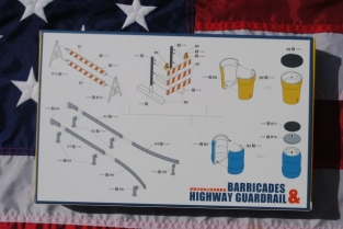 Meng SPS-013 BARRICADES & HIGHWAY GUARDRAIL